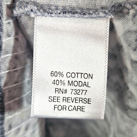 Dana Buchman Animal Print Gray Tank Top Size Medium - Picture 4 of 5